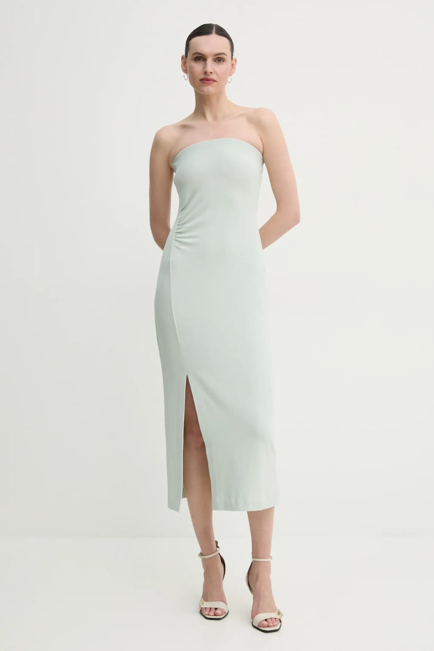 Day Birger et Mikkelsen rochie Coralie midi, mulata, DAY65243667 Day Birger et Mikkelsen rochie Coralie midi, mulata, DAY65243667