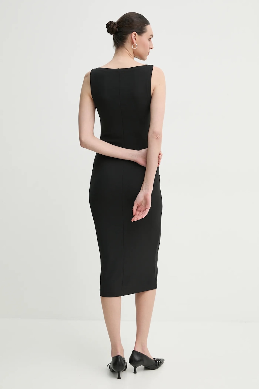 Платье Day Birger et Mikkelsen Myholm цвет чёрный midi облегающее DAY65243735 Платье Day Birger et Mikkelsen Myholm цвет чёрный midi облегающее DAY65243735