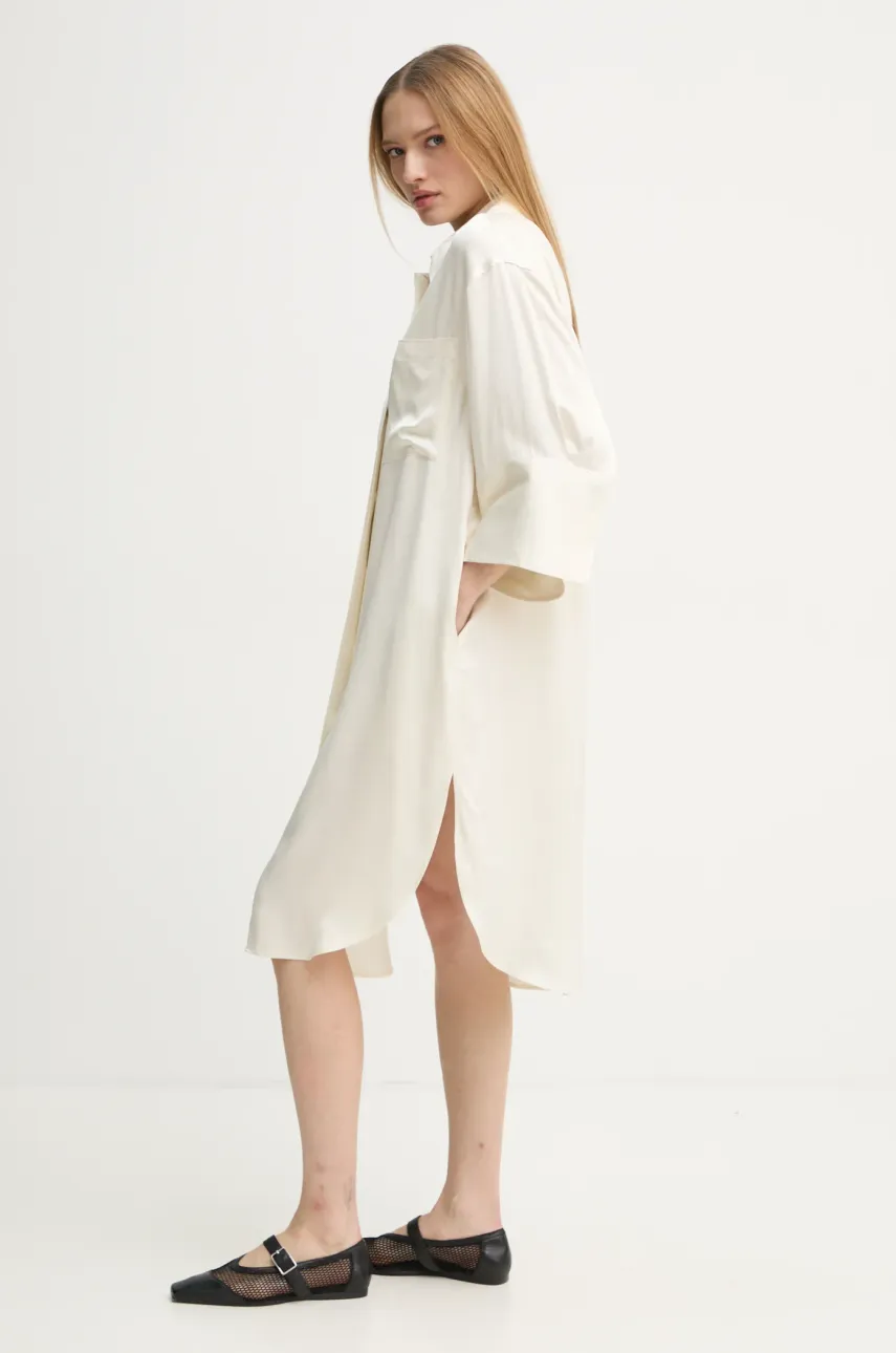 Платье Day Birger et Mikkelsen Noe цвет бежевый mini oversize DAY65243794 Платье Day Birger et Mikkelsen Noe цвет бежевый mini oversize DAY65243794