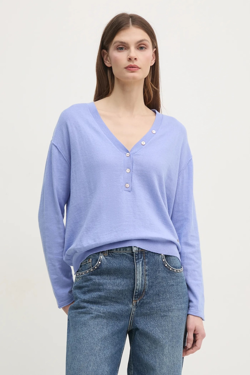 Mos Mosh pulover din amestec de casmir light, 168660