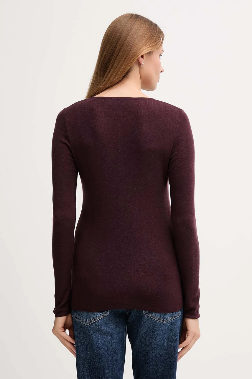 Μάλλινο πουλόβερ Mos Mosh χρώμα: καφέ, 168080 φωτογραφία