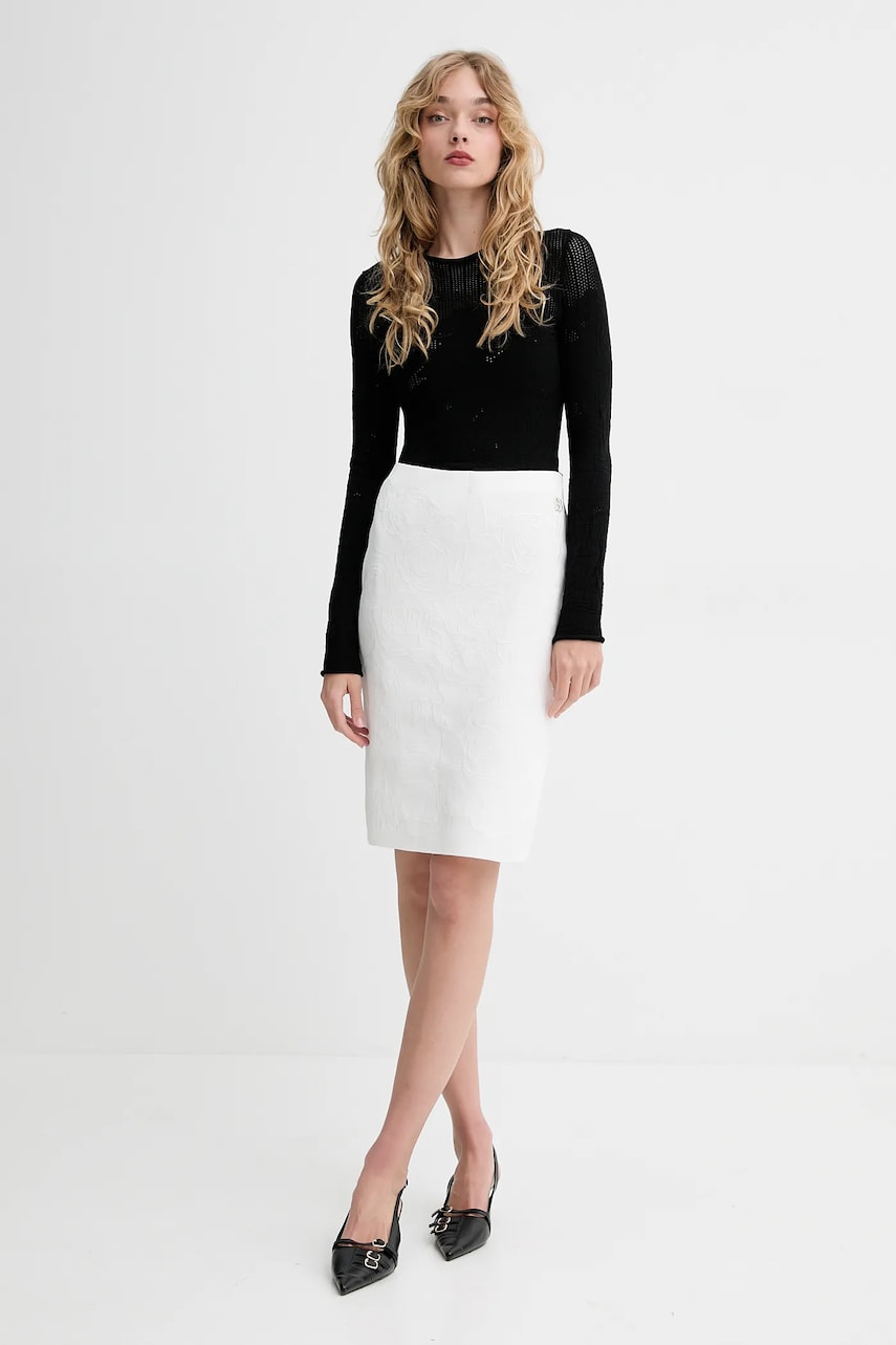 Свитер Blugirl Blumarine женский цвет чёрный лёгкий RA5010.MS99E Свитер Blugirl Blumarine женский цвет чёрный лёгкий RA5010.MS99E