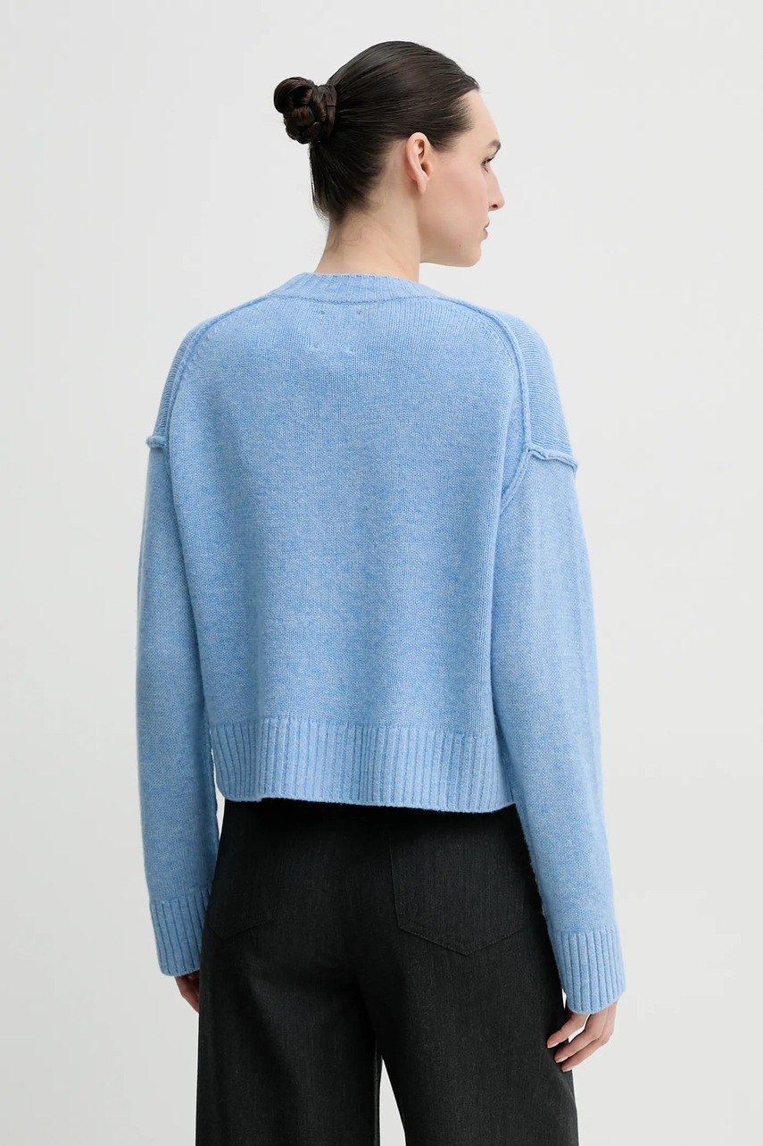 Μάλλινη ζακέτα Day Birger et Mikkelsen Jordane χρώμα: μπλε, DAY65243701 φωτογραφία