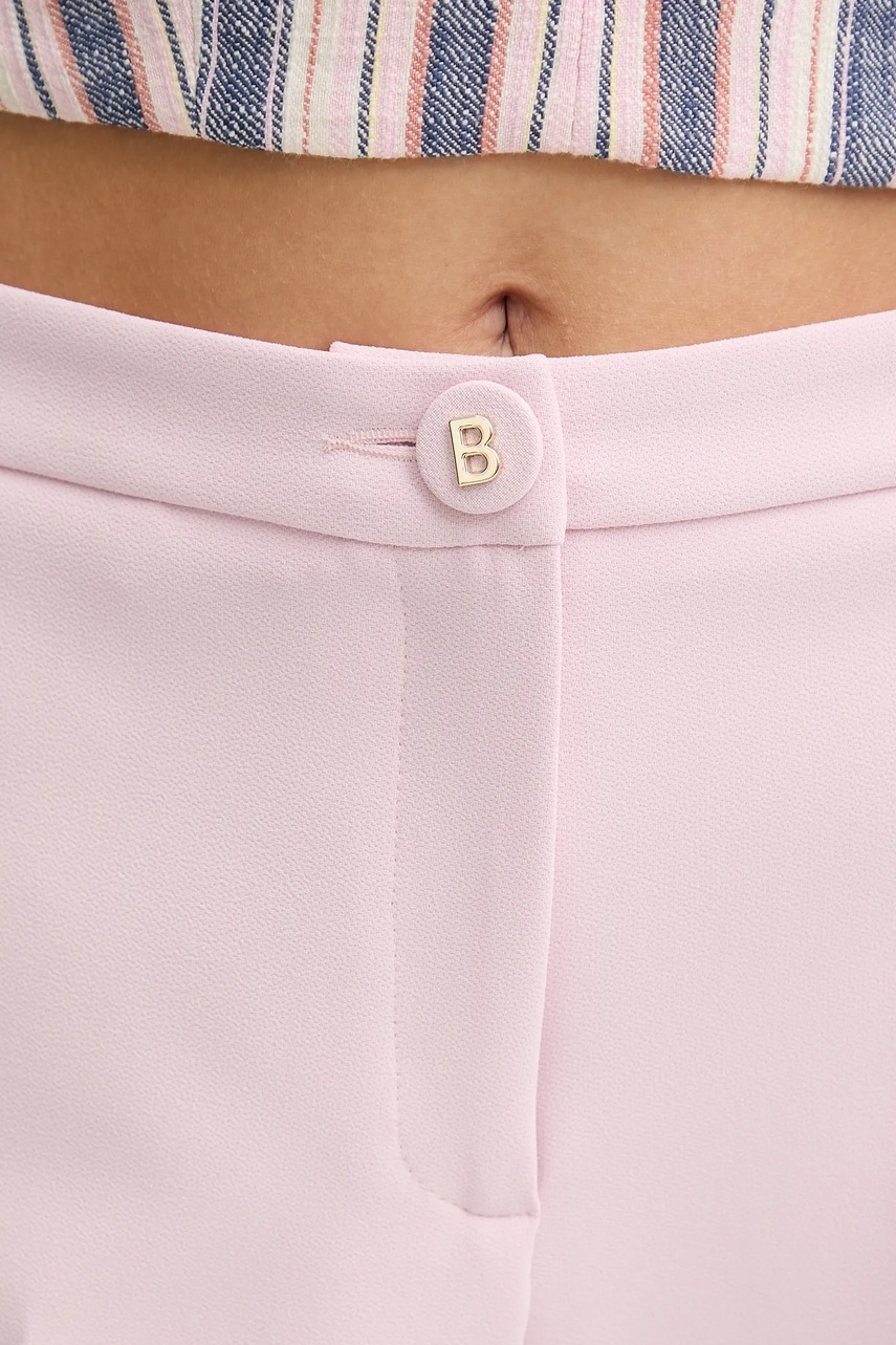 Шорти Blugirl Blumarine жіночі колір рожевий однотонні висока посадка RA5156.T2968 