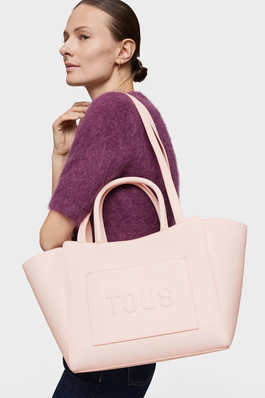 Τσάντα Tous BRENDA χρώμα: ροζ, 2002192213 φωτογραφία