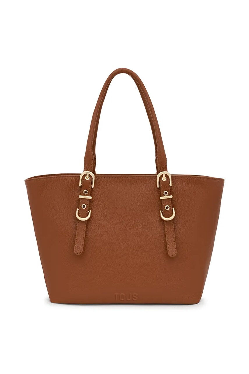 Tous poseta de piele BUCKLES culoarea maro, 2002189443 Tous poseta de piele BUCKLES culoarea maro, 2002189443