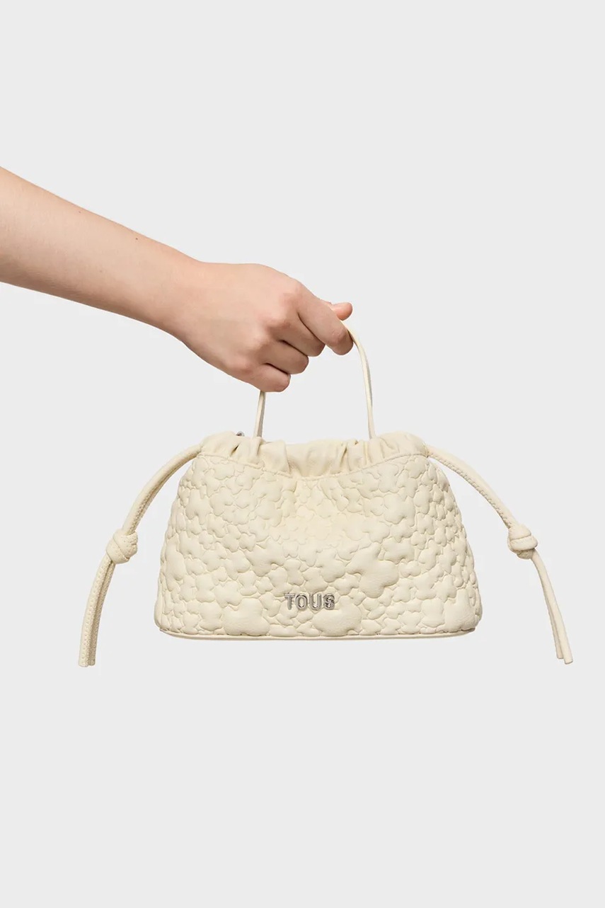 Τσάντα Tous PUFFY BEAR χρώμα: μπεζ, 2002188101 φωτογραφία