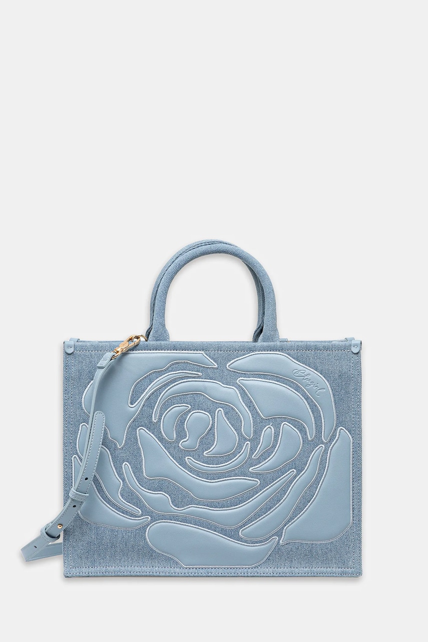 Levně Kabelka Blugirl Blumarine modrá barva, PA5003.D0001