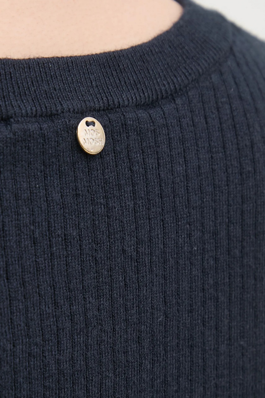 Πουλόβερ Mos Mosh χρώμα: ναυτικό μπλε, 168700 φωτογραφία