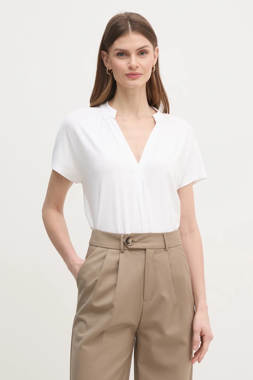 Μπλουζάκι Mos Mosh χρώμα: άσπρο, 160910 φωτογραφία