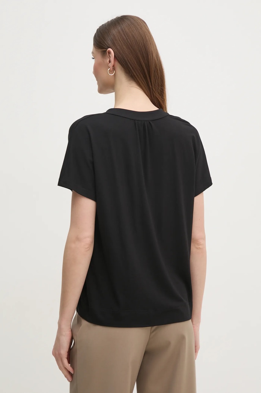 Μπλουζάκι Mos Mosh χρώμα: μαύρο, 160910 φωτογραφία