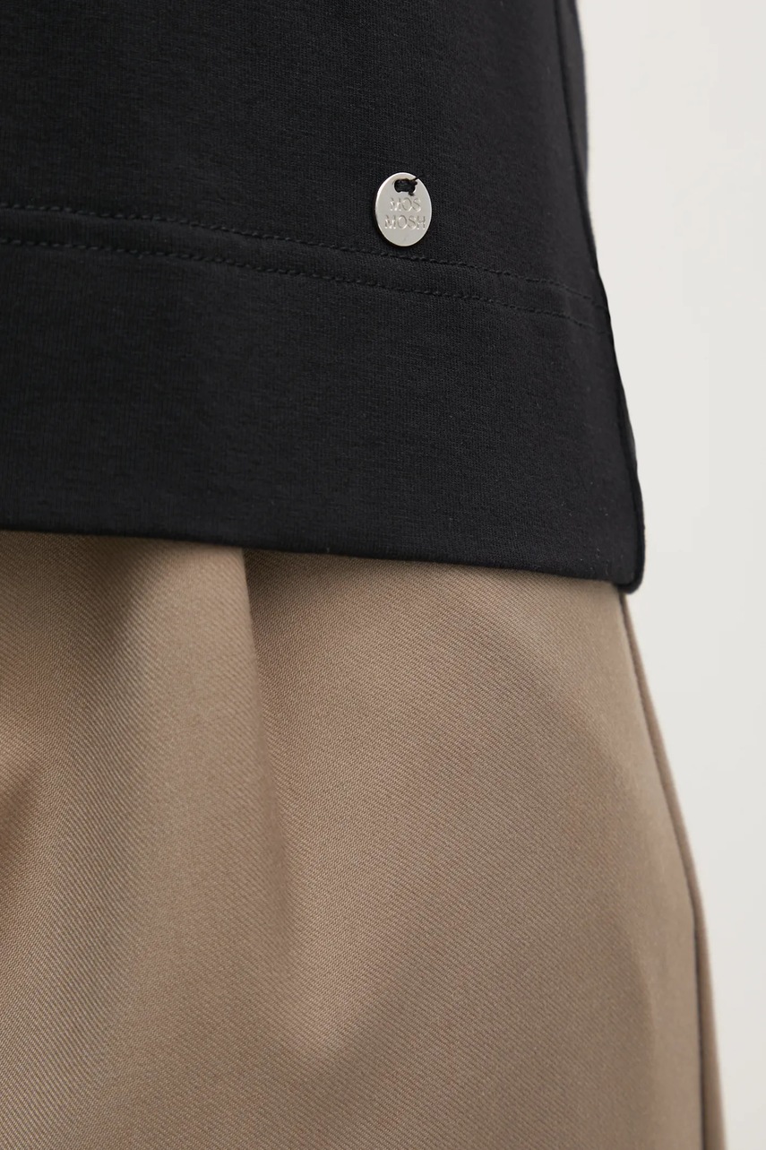 Μπλουζάκι Mos Mosh χρώμα: μαύρο, 160910 φωτογραφία