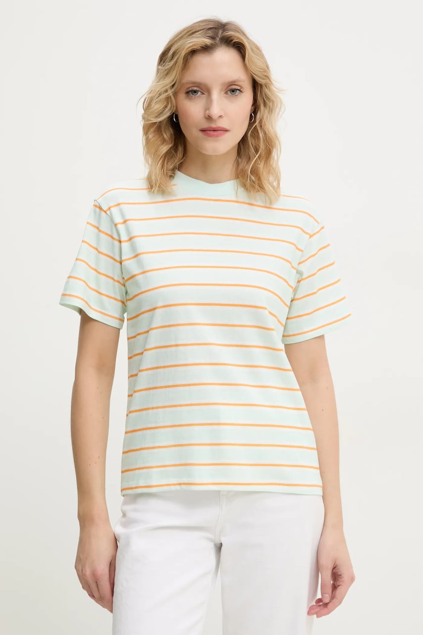 2NDDAY tricou din bumbac Marissas femei, culoarea turcoaz, 2252245328 2NDDAY tricou din bumbac Marissas femei, culoarea turcoaz, 2252245328