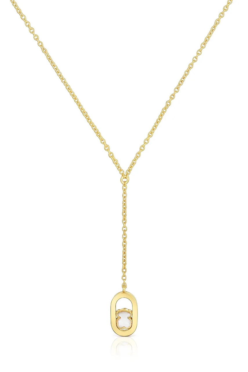 Tous colier din argint placat cu aur