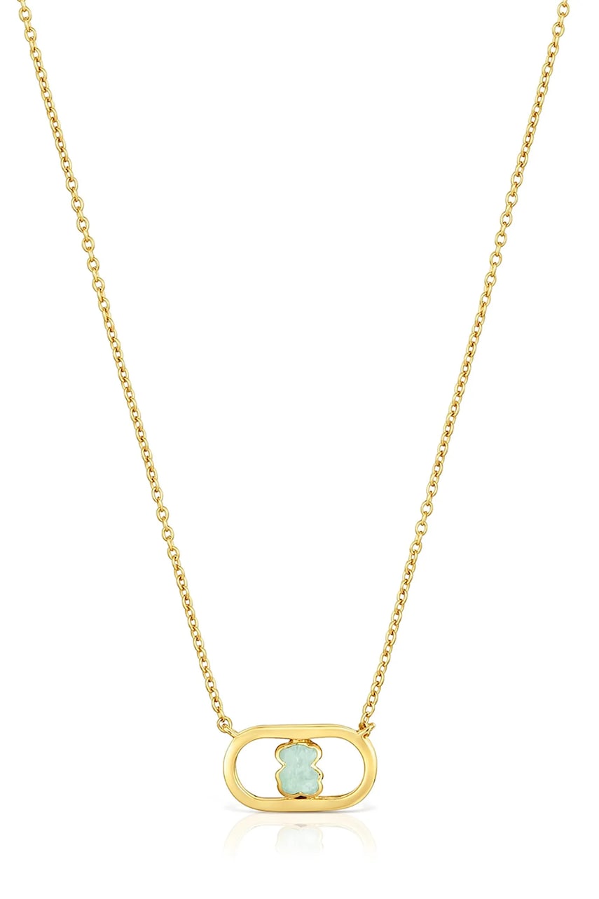 Επιχρυσωμένο ασημένιο κολιέ Tous