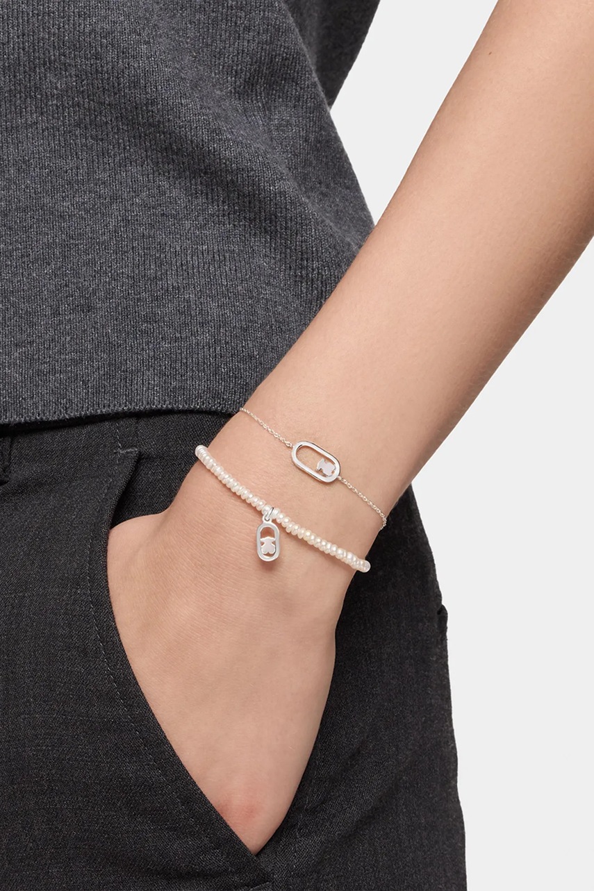 Ασημένιο βραχιόλι Tous φωτογραφία