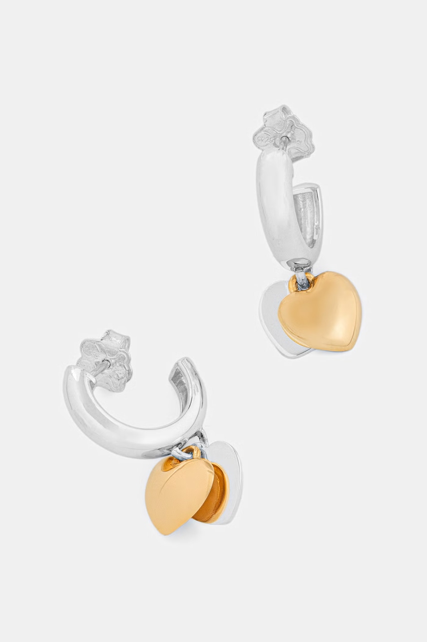 Επιχρυσωμένα ασημένια σκουλαρίκια Tous