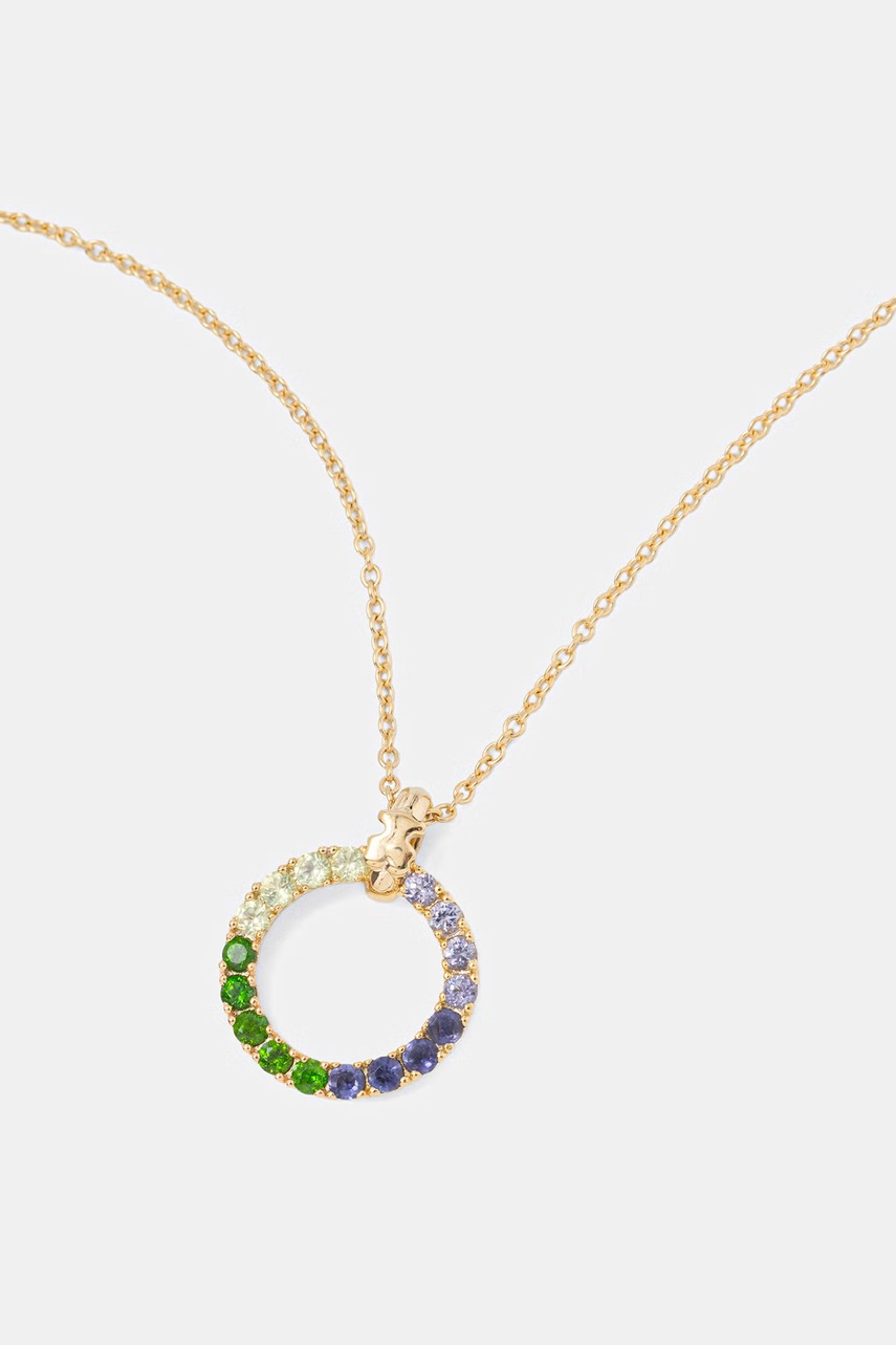 Pozlacený stříbrný náhrdelník Tous