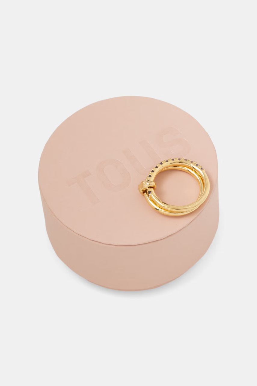 Pozlacený stříbrný prsten Tous (obrázek 3)