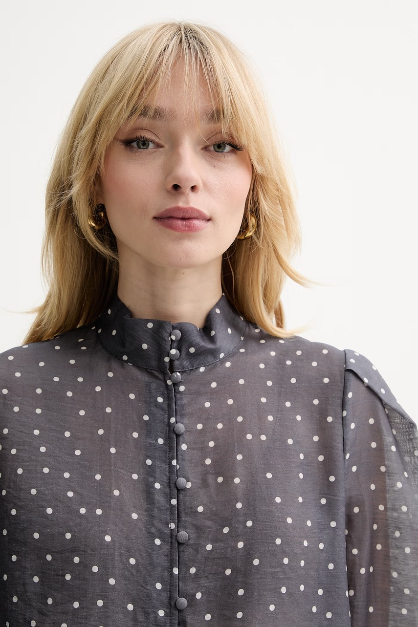 Košile s příměsí lnu Silvian Heach TINIZ (obrázek 5)