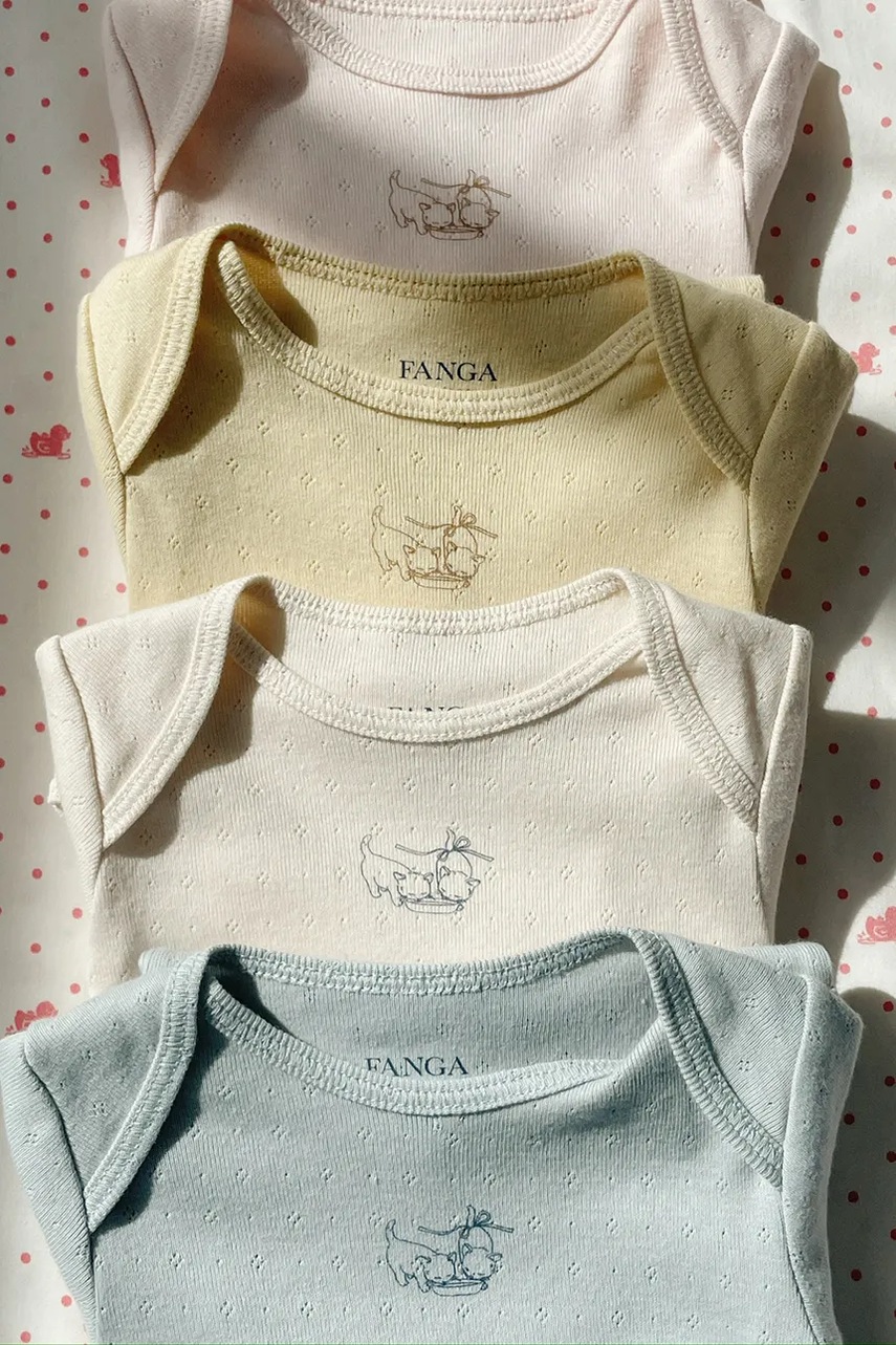 Fanga Fontana κορμάκι βρέφους βαμβακερό PERLA 2 PACK LS BODY OCS 2-pack φωτογραφία