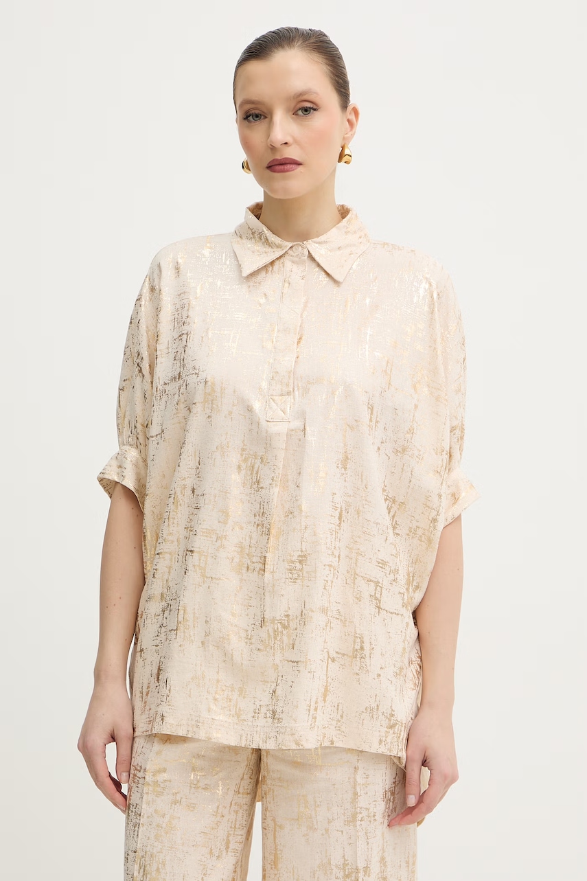 Μπλούζα με λινό Silvian Heach SILIA