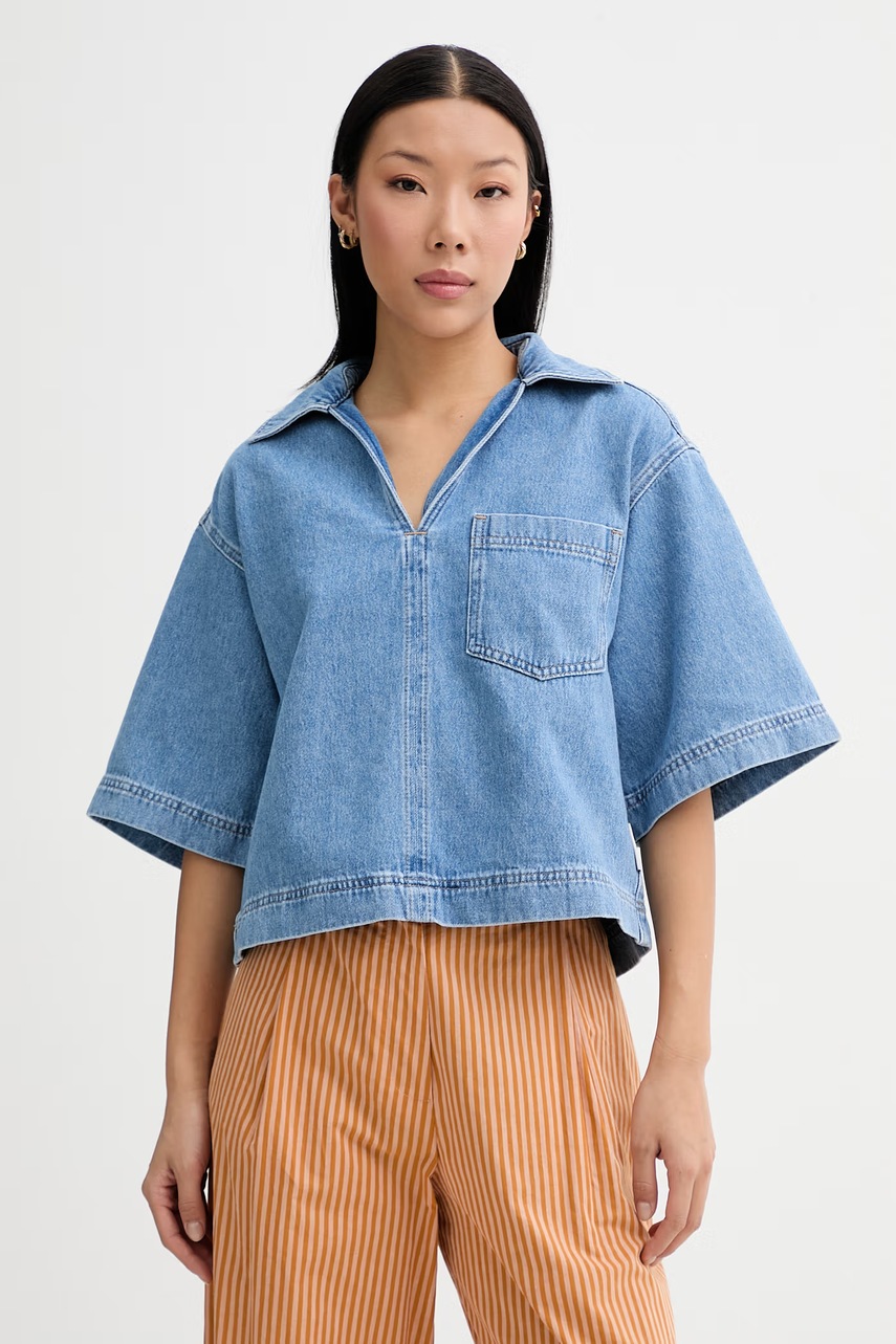 Marc O'Polo bluză pentru femei, din denim