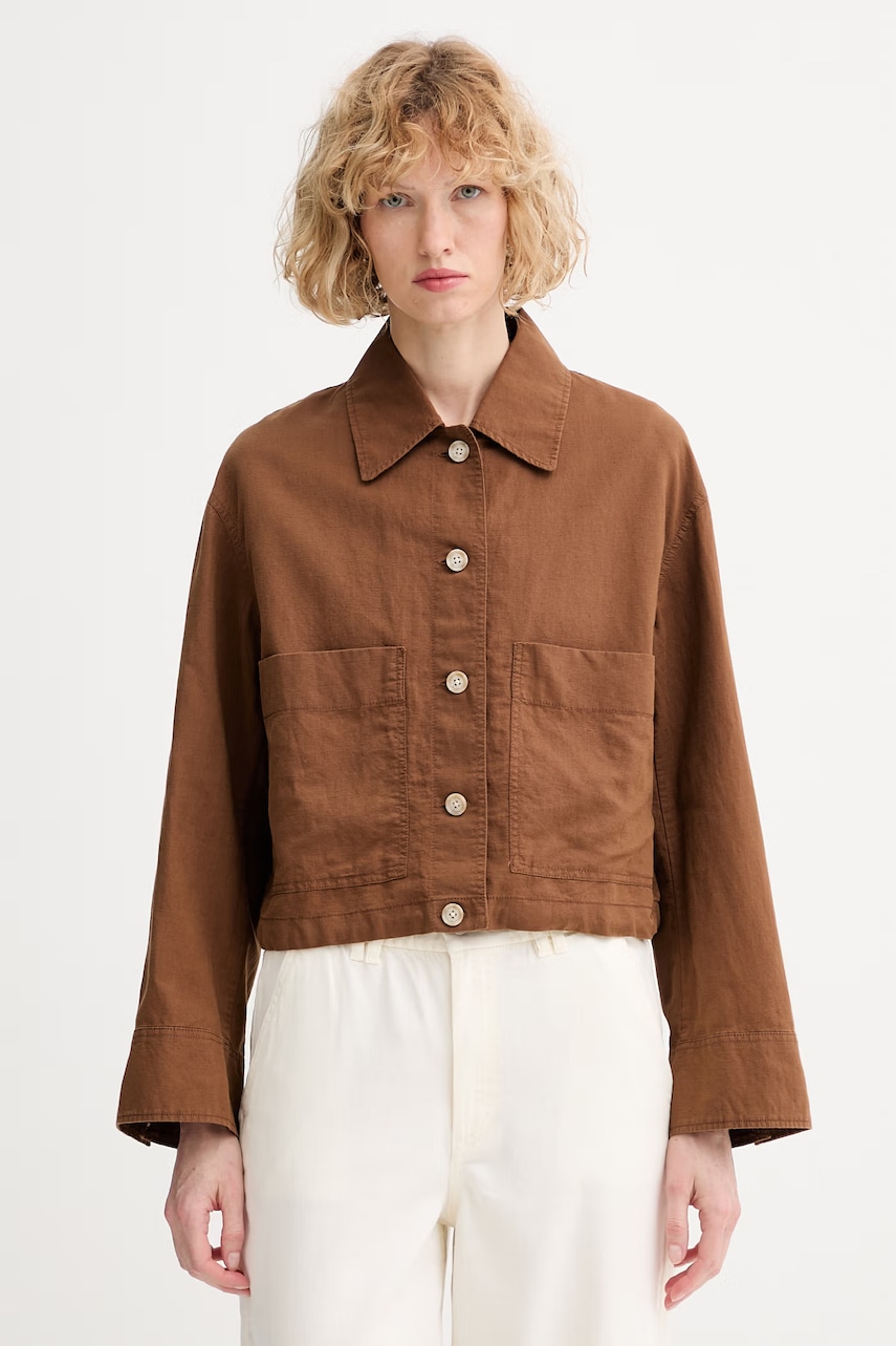 Marc O'Polo geacă tip cămașă de damă cu in