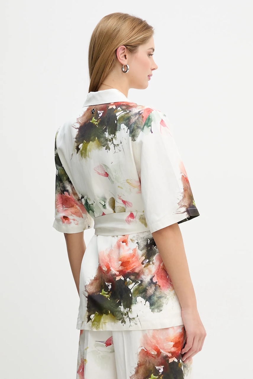 Sako s přídavkem lnu Silvian Heach GABBRIL