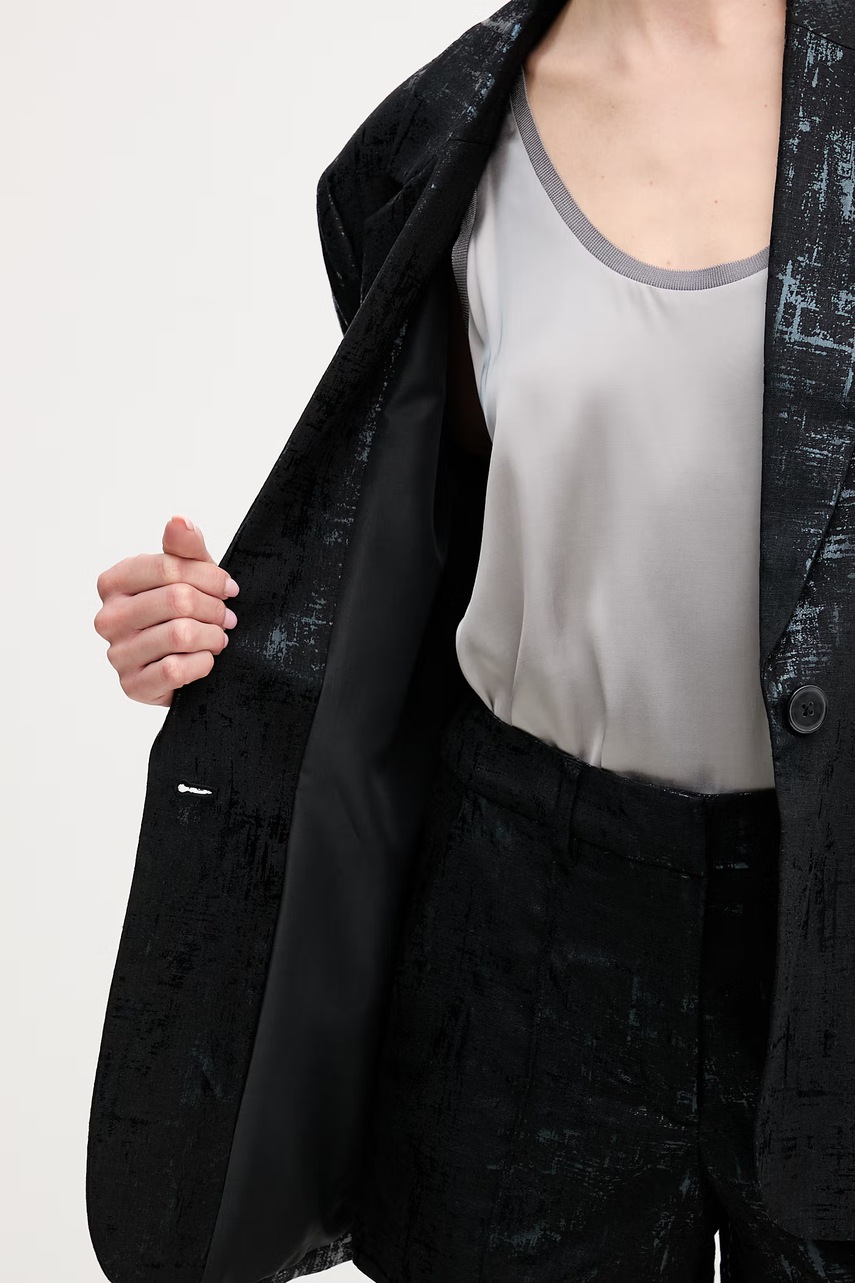 Sako s přídavkem lnu Silvian Heach KHUTLO