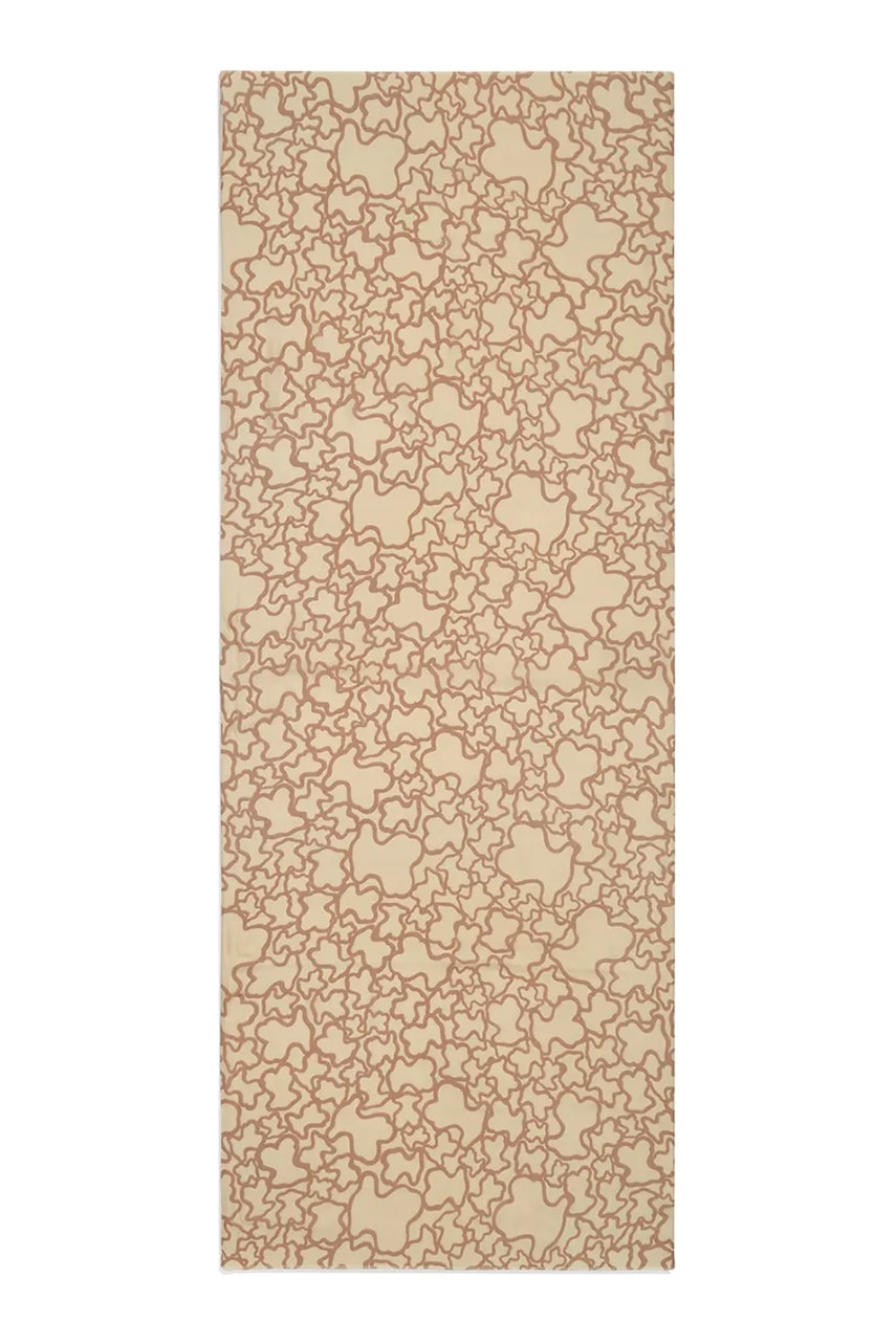 Tous șal culoarea bej, cu imprimeu, 2002202633