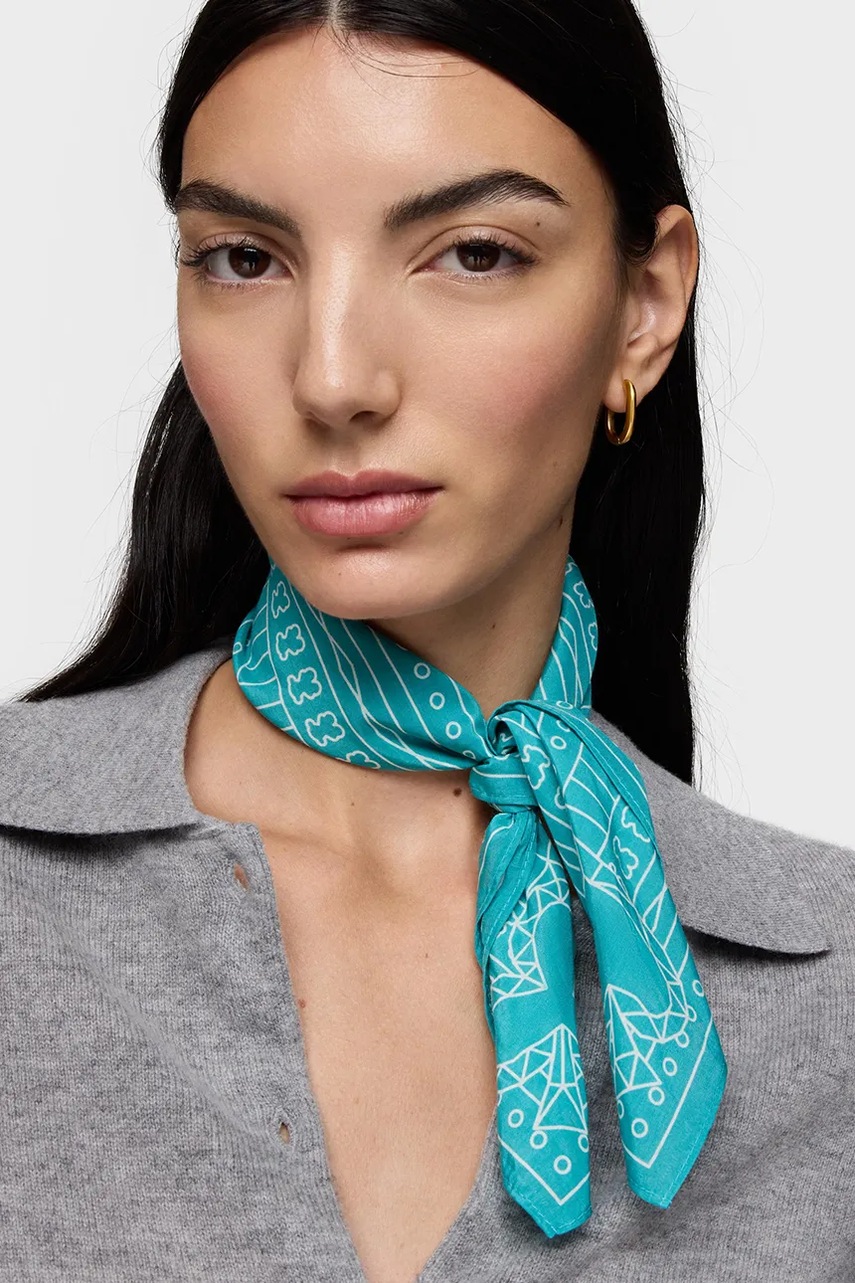 Šátek s přídavkem hedvábí Tous (obrázek 3)