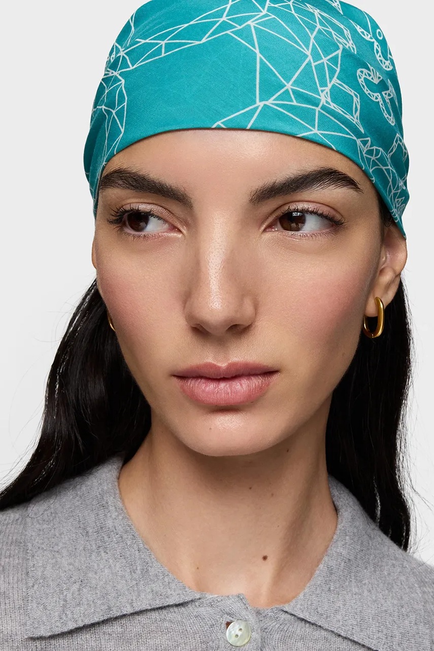 Šátek s přídavkem hedvábí Tous (obrázek 4)