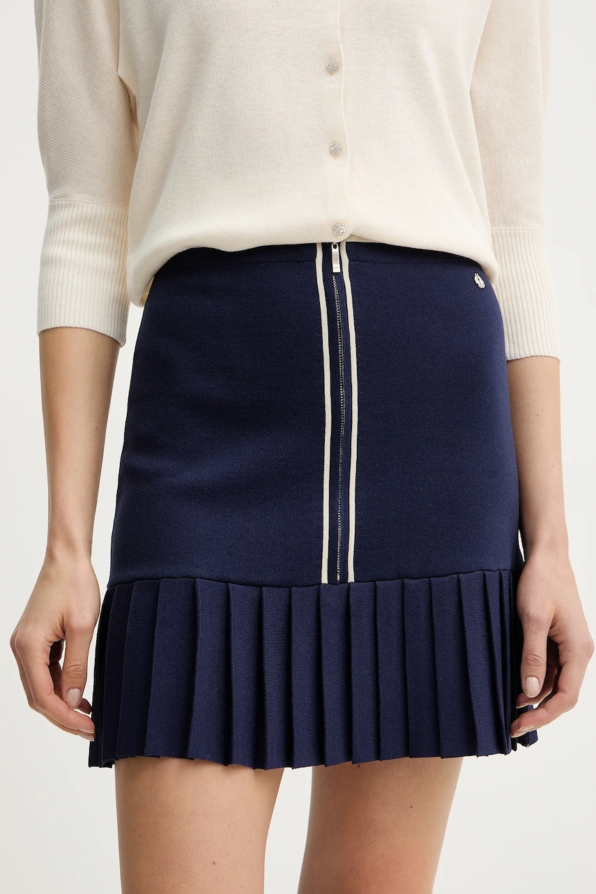 Silvian Heach fustă cu vâscoză THOREM