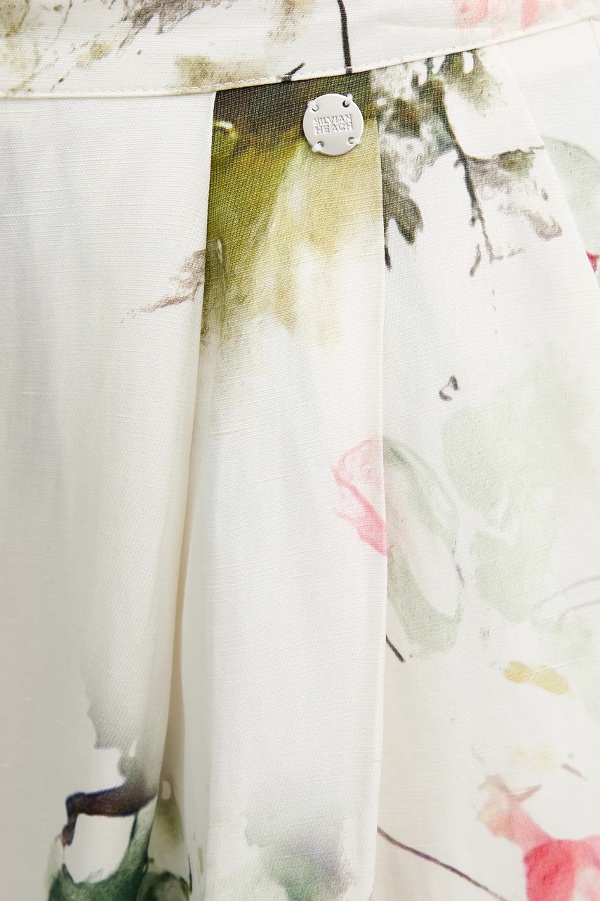 Kalhoty s příměsí lnu Silvian Heach ALORI (obrázek 4)