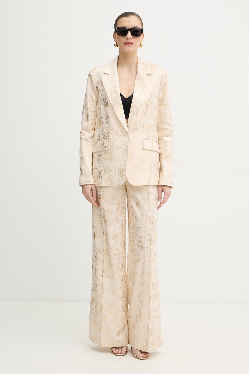 Kalhoty s příměsí lnu Silvian Heach RAKOP