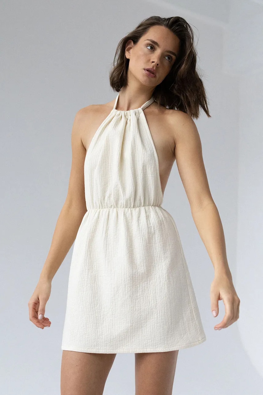 Muuv. Muuv rochie halter din bumbac MAHA