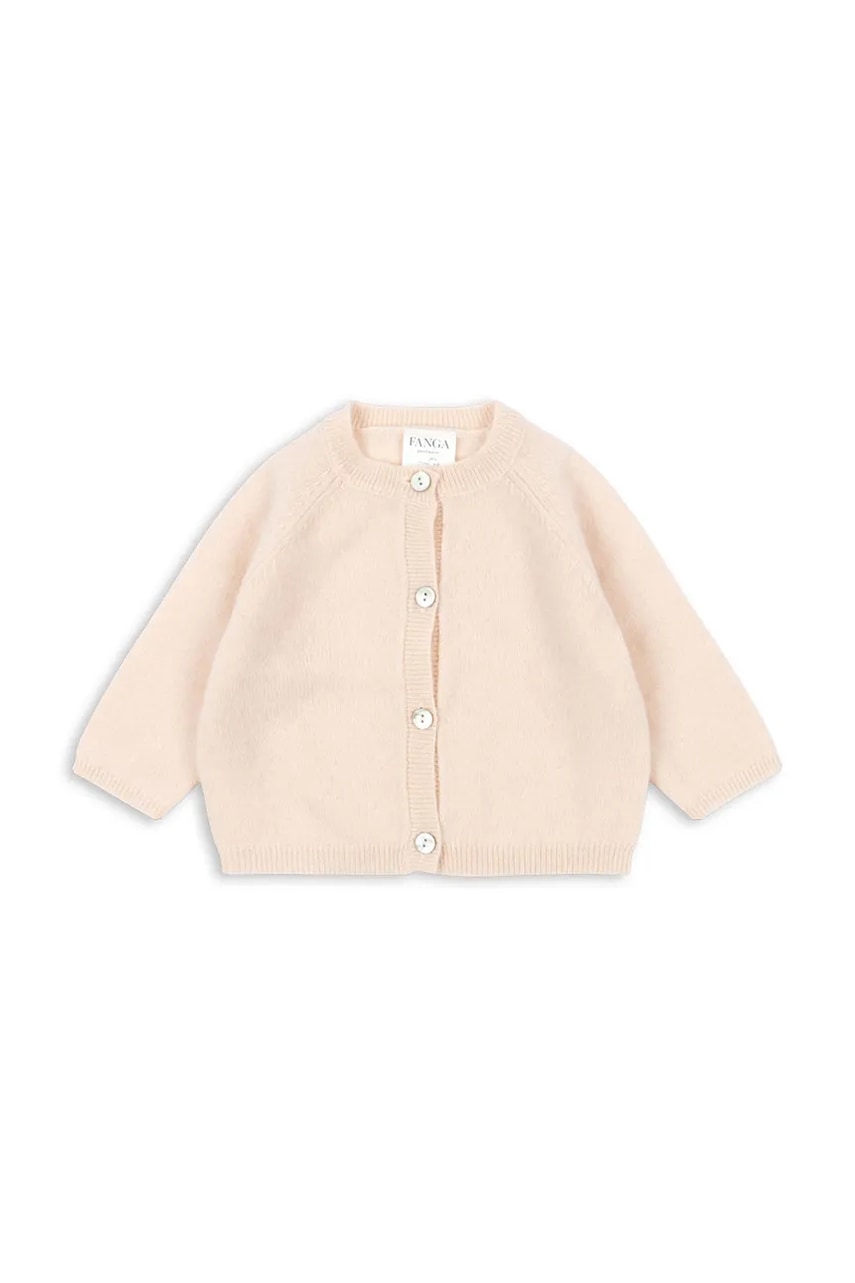 Fanga Fontana cardigan de lână pentru bebeluși SAVORA DUE CARDIGAN
