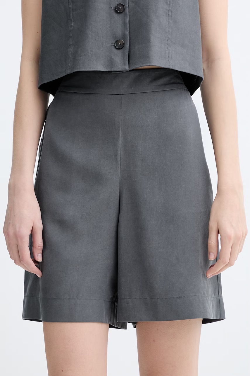 Marc O'Polo pantaloni scurți pentru femei, cu amestec de in