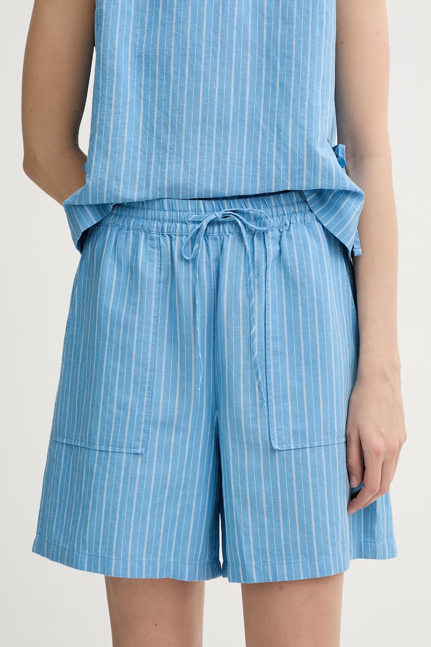 Marc O'Polo σορτς Γυναικεία με λινό 5000010128 μπλε M,XL