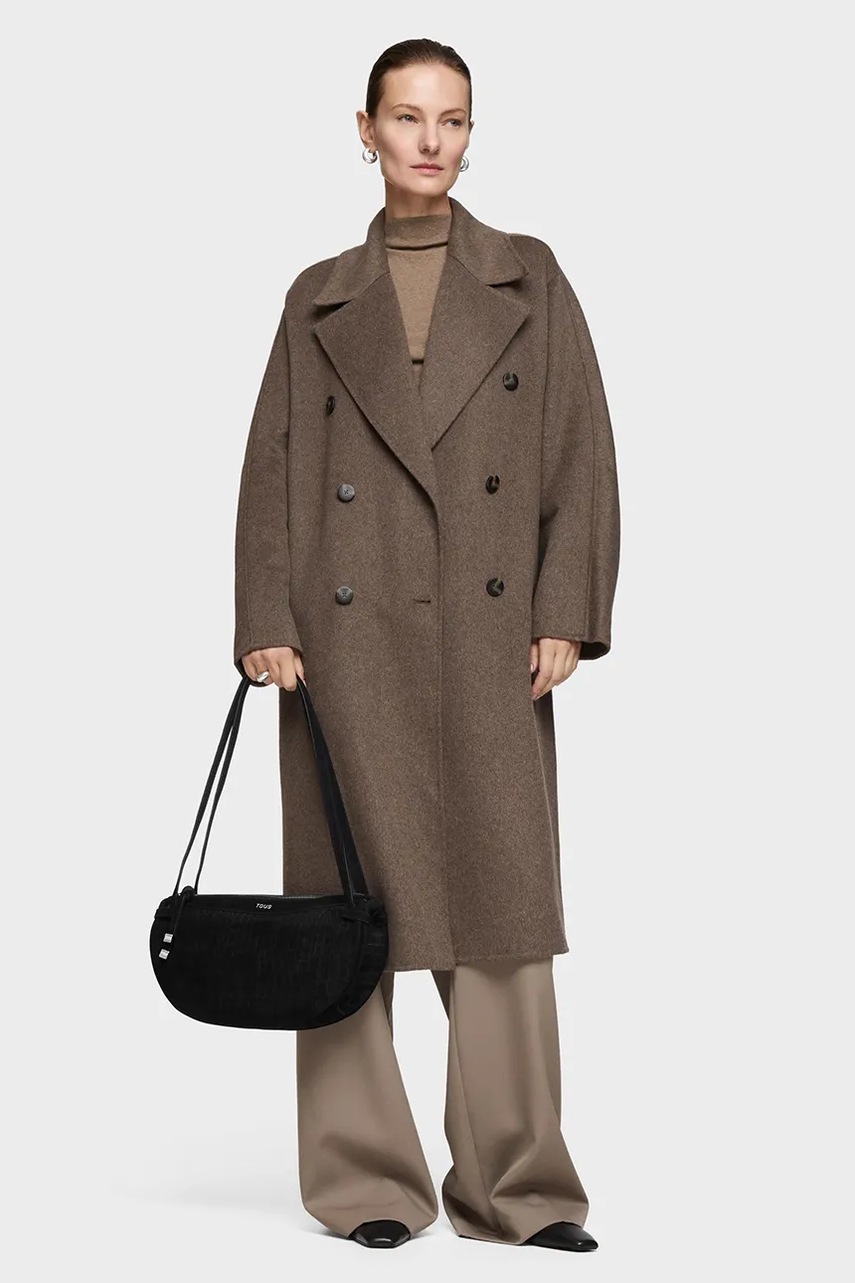 Semišová kabelka Tous Hombro Halfmoon (obrázek 5)