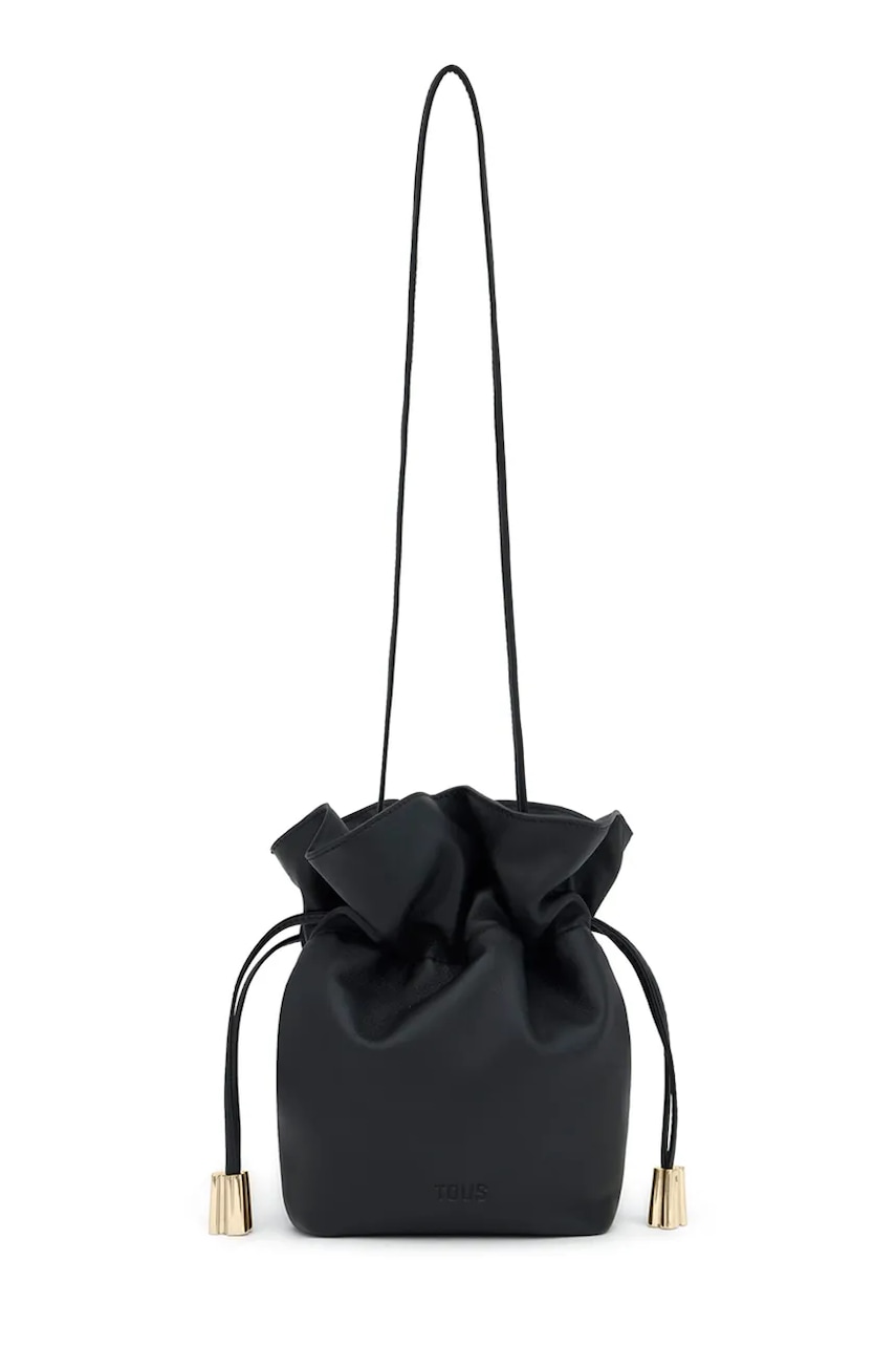 Tous geantă de piele Heritage culoarea negru, 2002375451