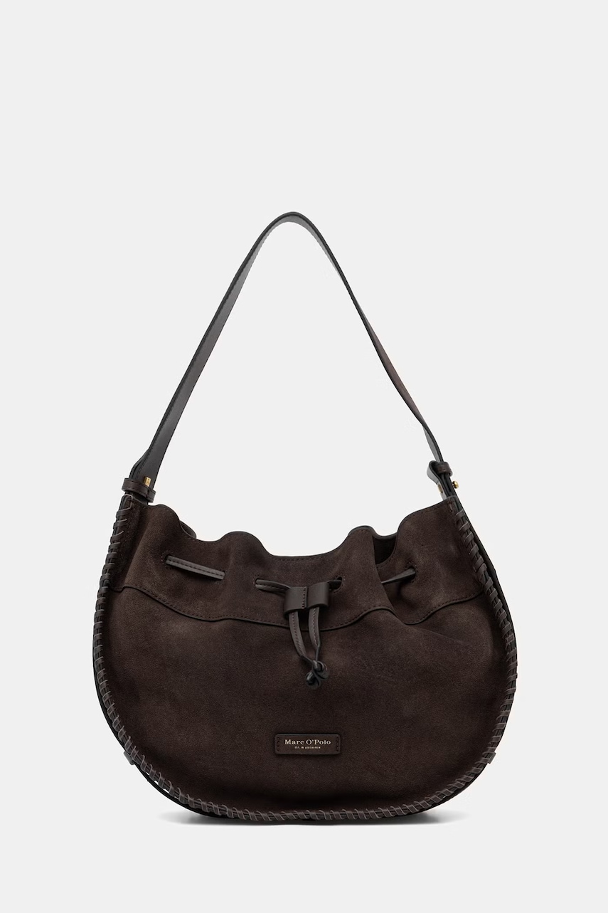 Marc O'Polo geantă pentru femei. din piele întoarsă