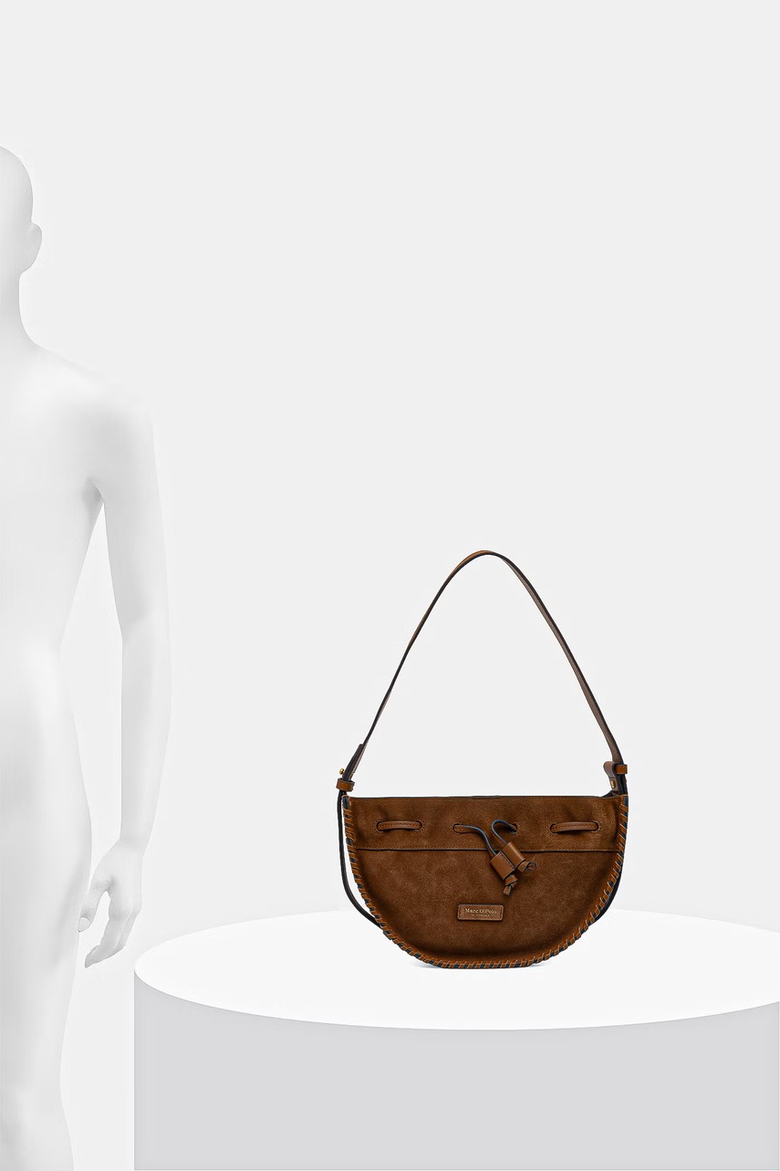 Marc O'Polo crossbody kabelka dámská semišová (obrázek 6)