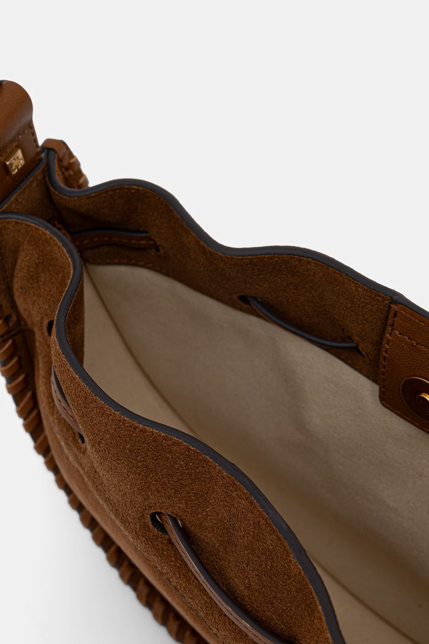 Marc O'Polo crossbody kabelka dámská semišová (obrázek 5)