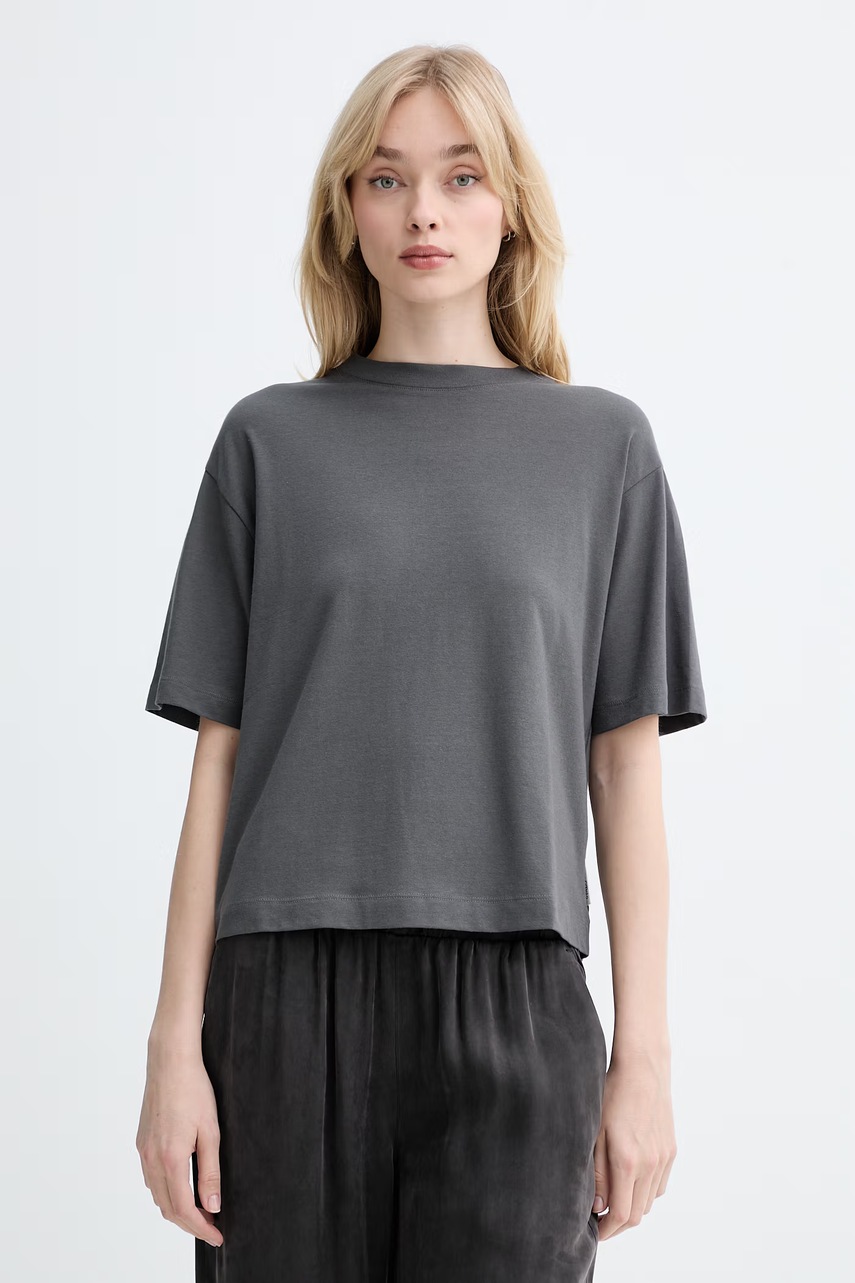 Marc O'Polo t-shirt Γυναικείο με βαμβάκι 5000014117 γκρί