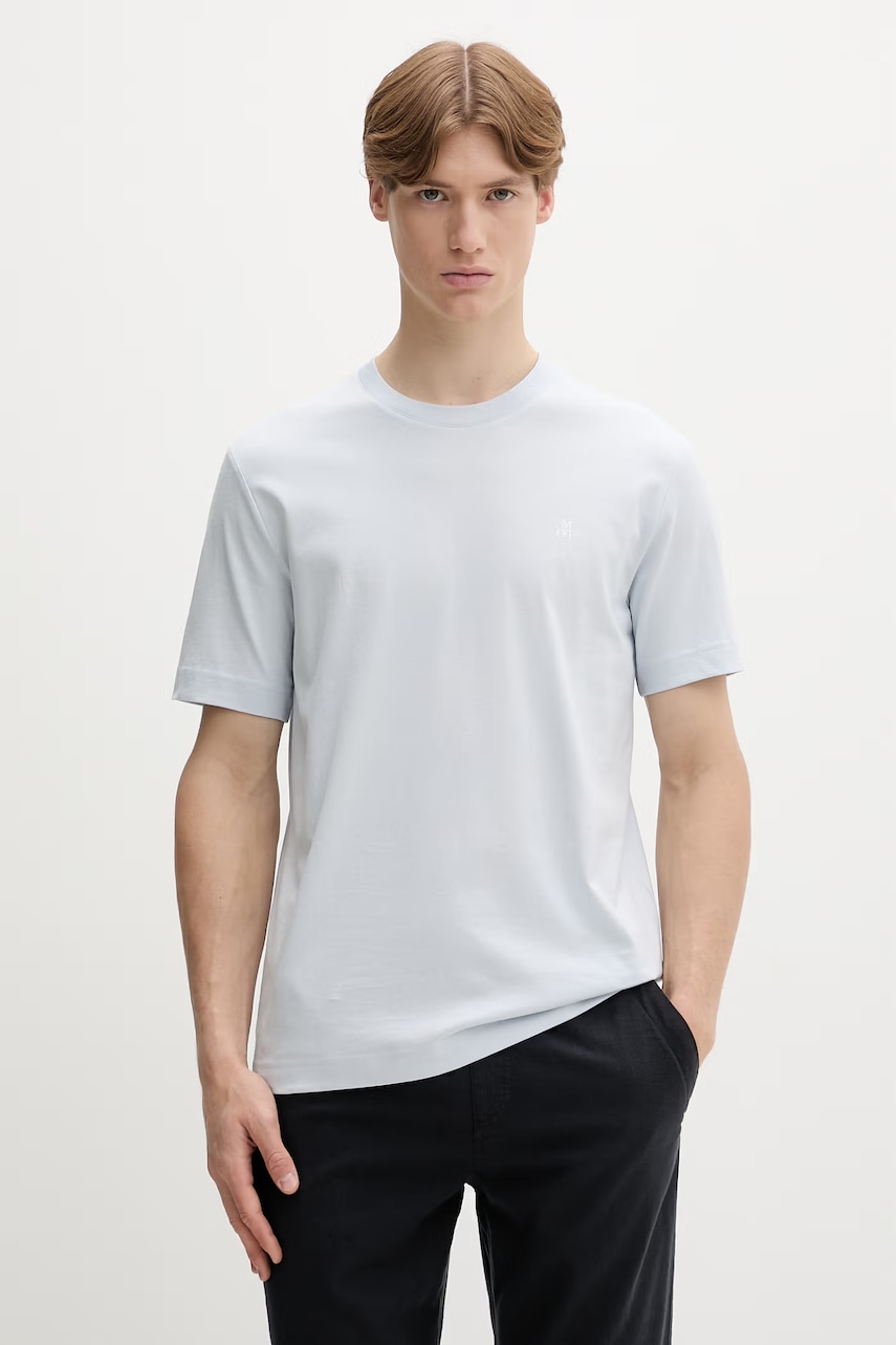 Marc O'Polo t-shirt basic ανδρικό βαμβακερό 5000013957 μπλε M,L
