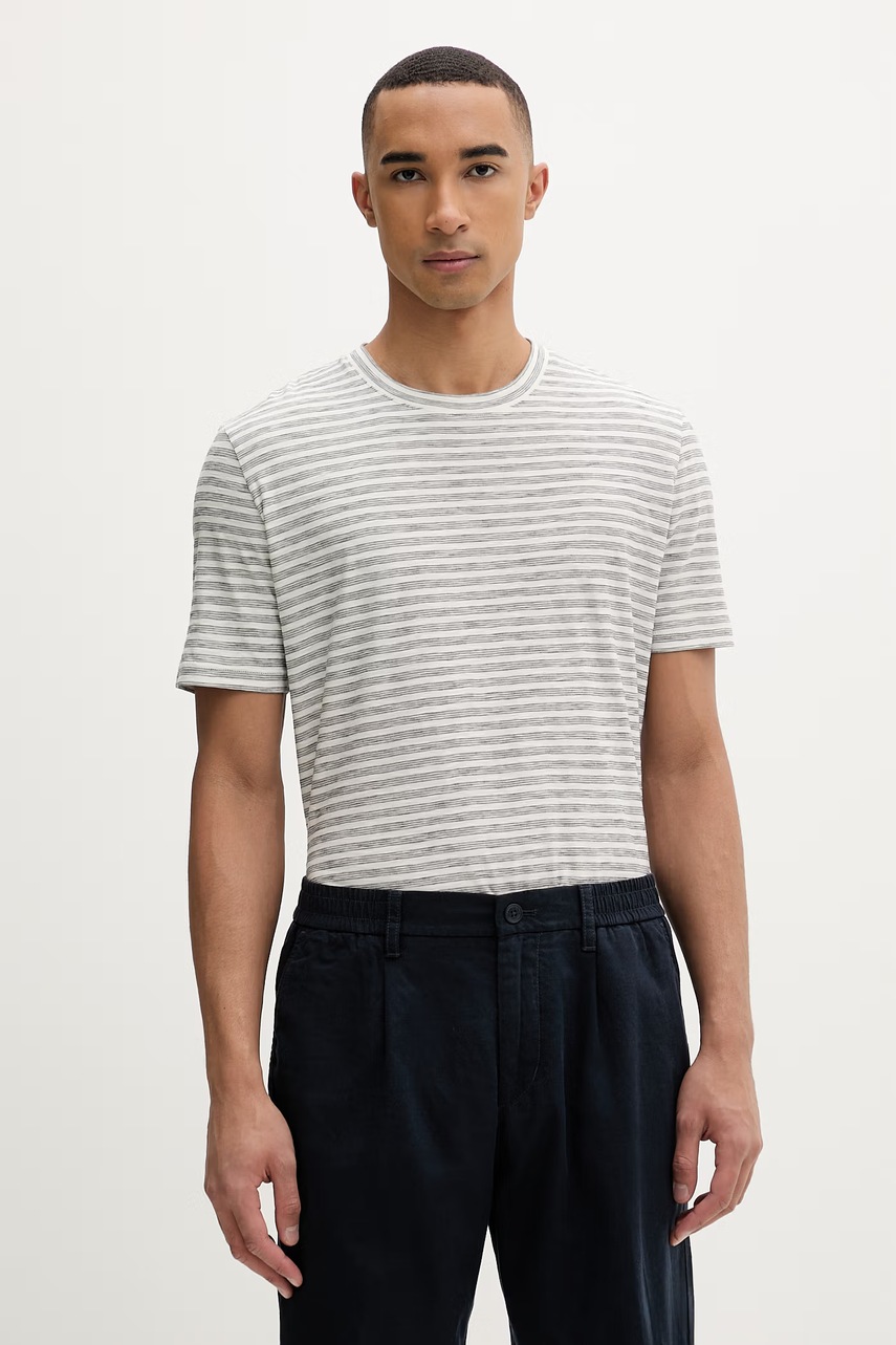 Marc O'Polo T-shirt ανδρικό βαμβακερό 5000013968 μπεζ