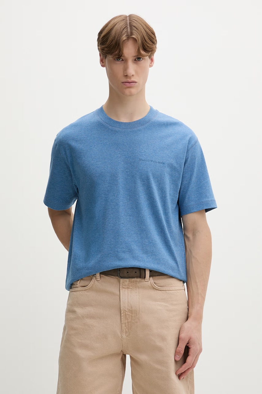 Marc O'Polo T-shirt ανδρικό βαμβακερό 5000010699 μπλε S,L,M