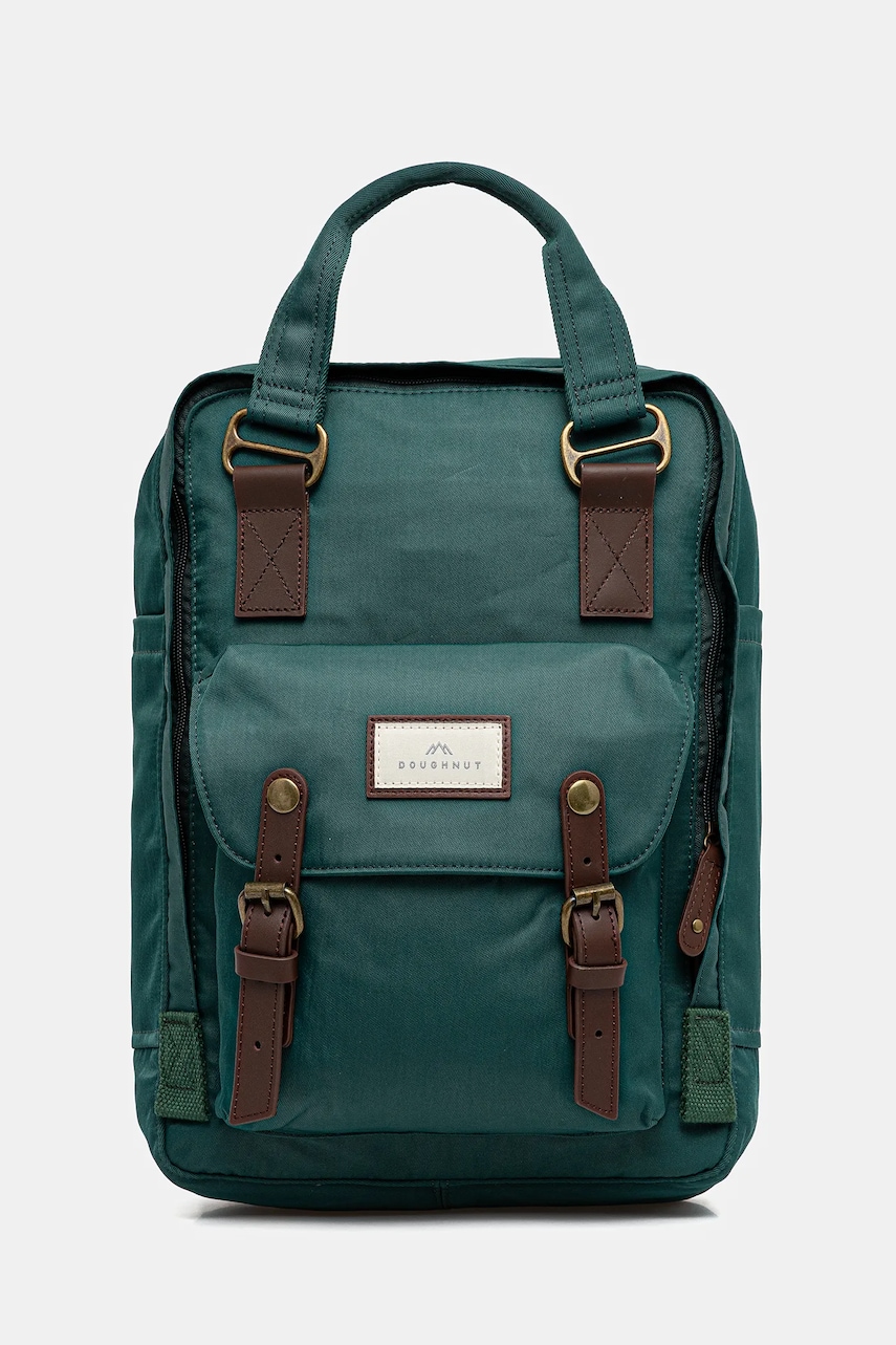 Doughnut rucsac barbati, culoarea verde, mare, neted